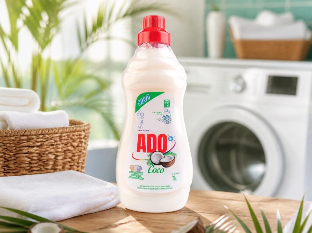 Lava Roupas Líquido Coco em contexto